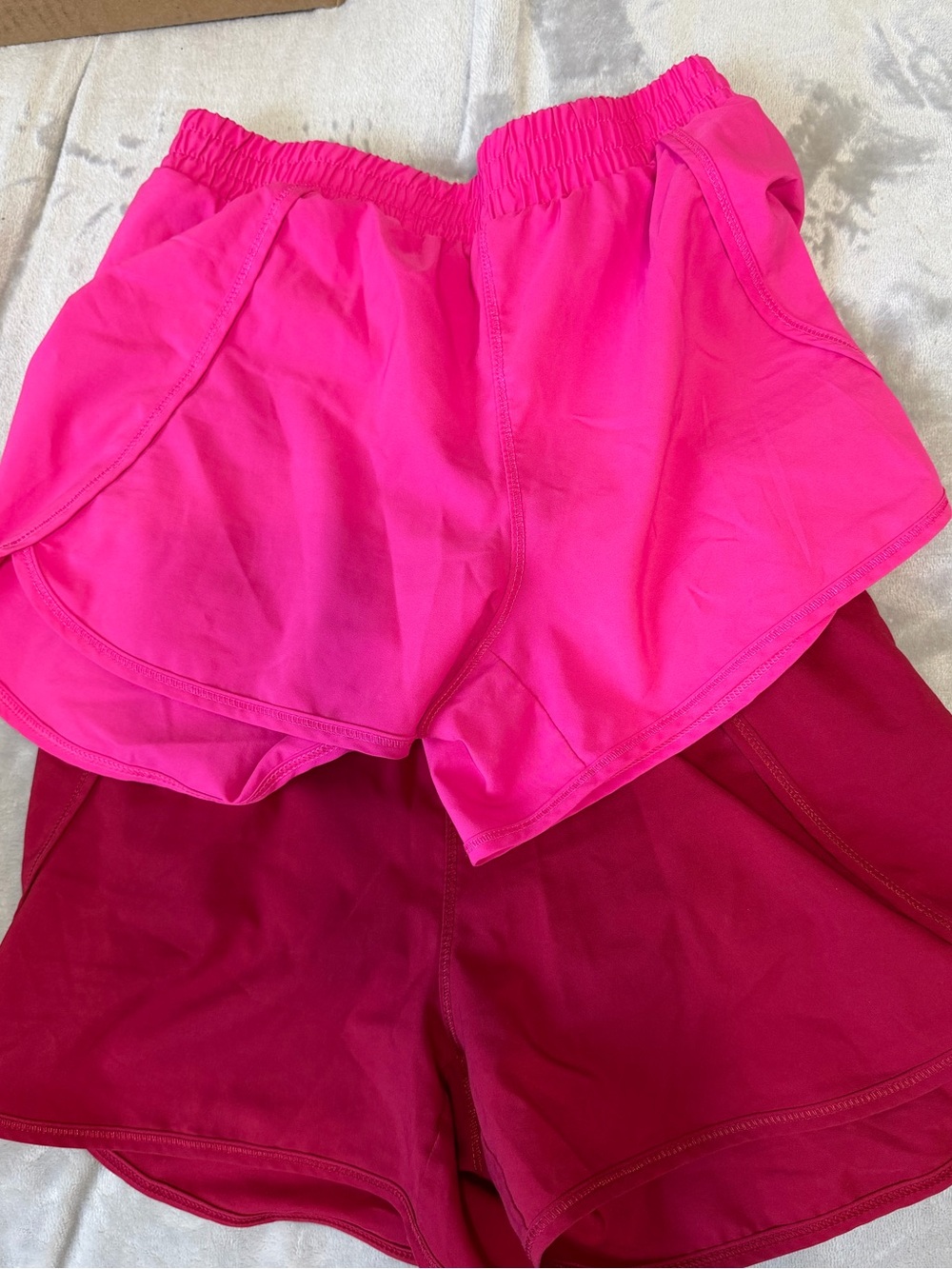 all in motion Women’s Athletic Shorts in Hot Pink and Berry